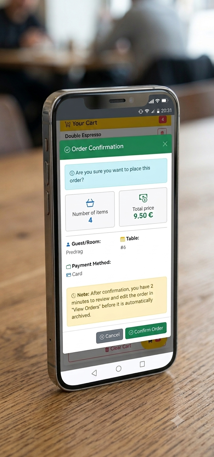 Step 4 — Order status and tracking