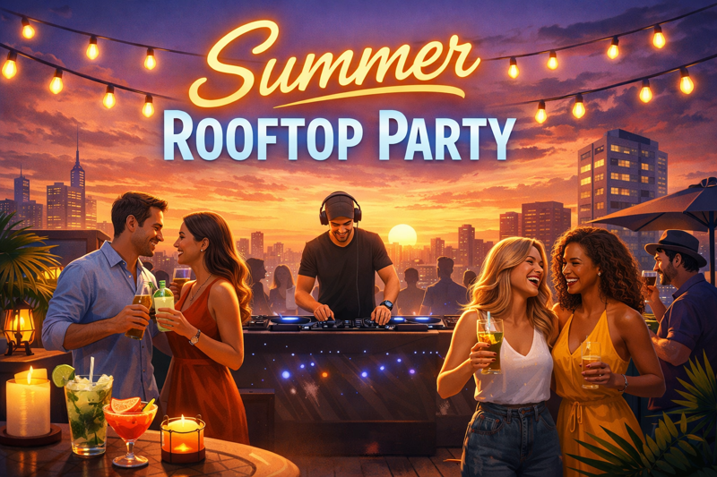 🌇 Summer Rooftop Party